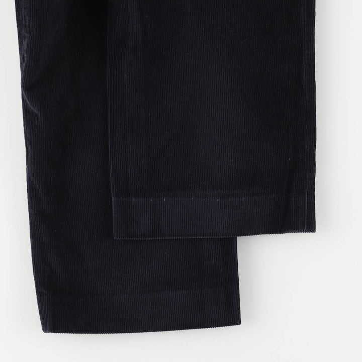 Ralph Lauren Lauren corduroy pants, men's size W37 cotton navy blue type Vintage Second Hand