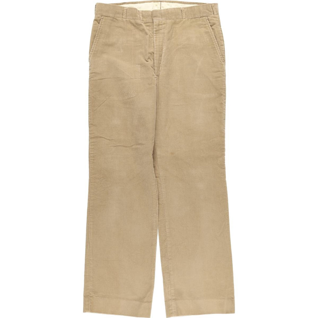HUBBARD Corduroy Pants, Made in USA, Men's, Size 34 unclear Beige type Vintage Second Hand
