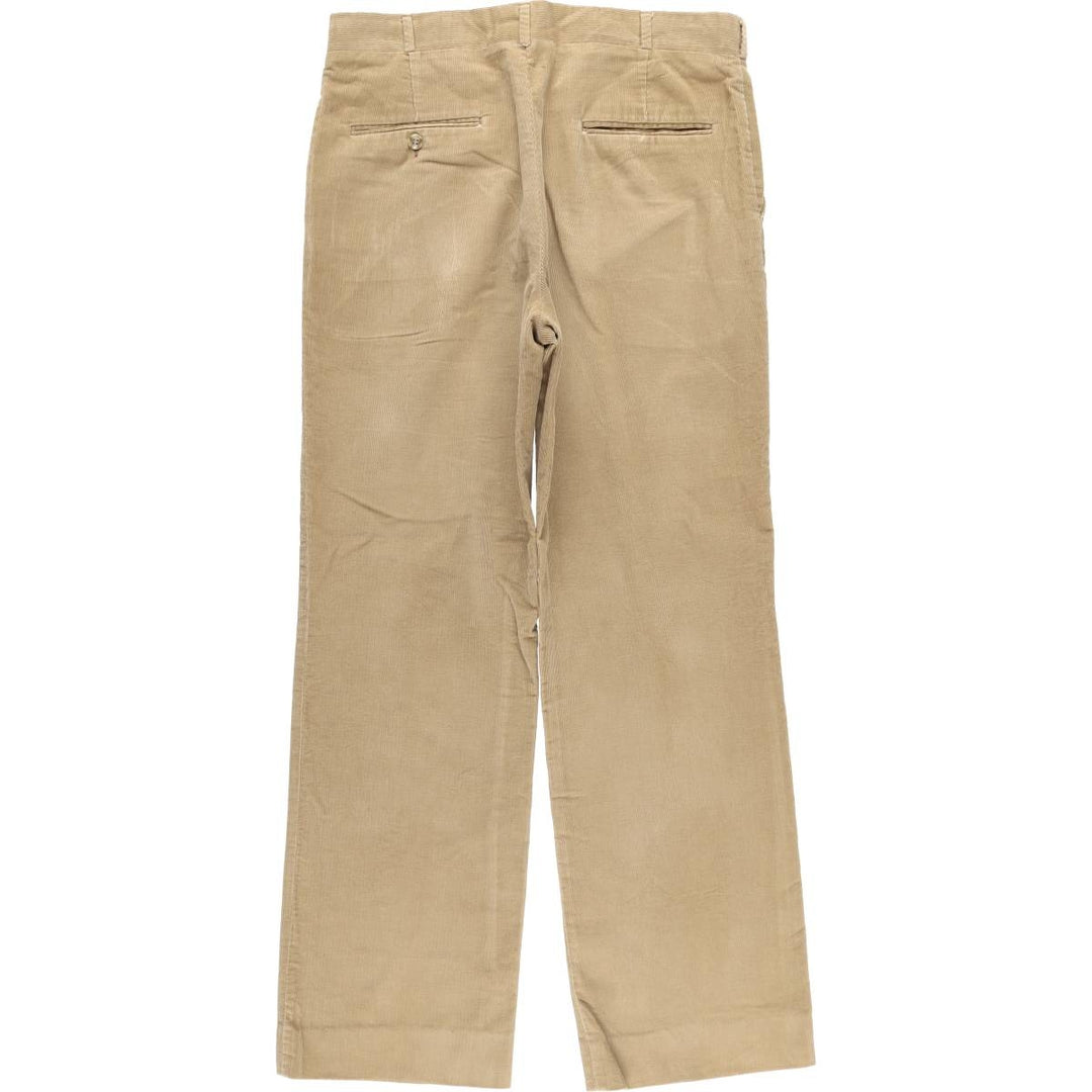 HUBBARD Corduroy Pants, Made in USA, Men's, Size 34 unclear Beige type Vintage Second Hand