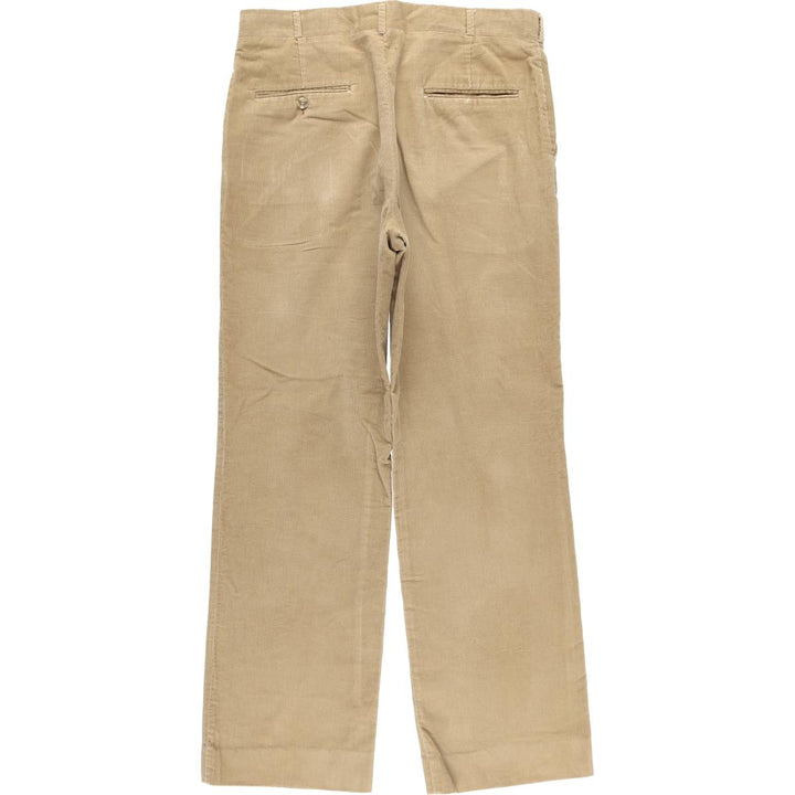 HUBBARD Corduroy Pants, Made in USA, Men's, Size 34 unclear Beige type Vintage Second Hand