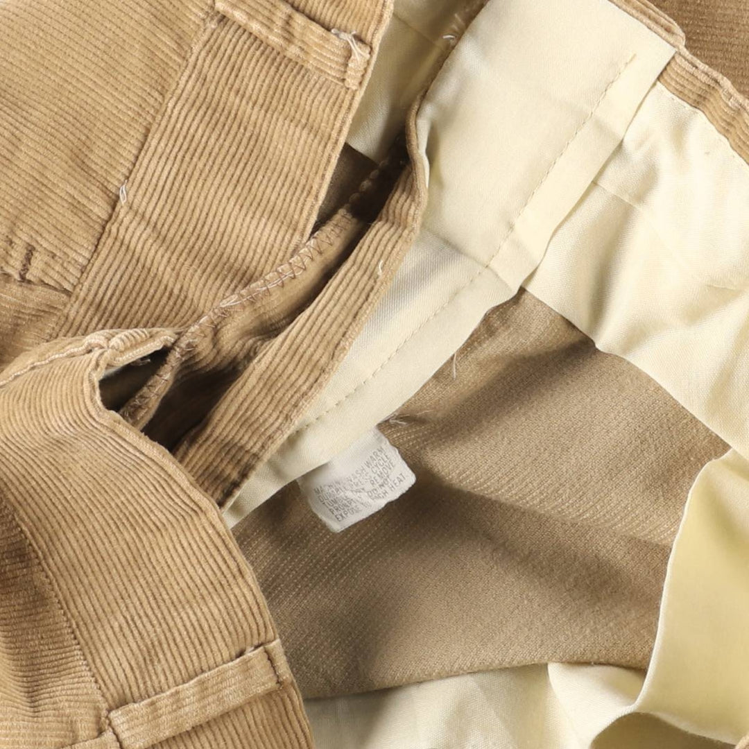 HUBBARD Corduroy Pants, Made in USA, Men's, Size 34 unclear Beige type Vintage Second Hand