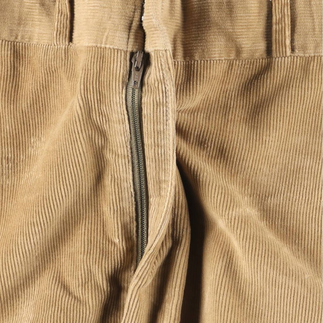 HUBBARD Corduroy Pants, Made in USA, Men's, Size 34 unclear Beige type Vintage Second Hand