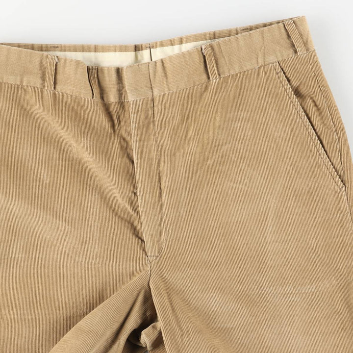 HUBBARD Corduroy Pants, Made in USA, Men's, Size 34 unclear Beige type Vintage Second Hand