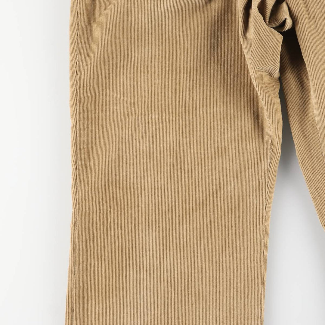 HUBBARD Corduroy Pants, Made in USA, Men's, Size 34 unclear Beige type Vintage Second Hand