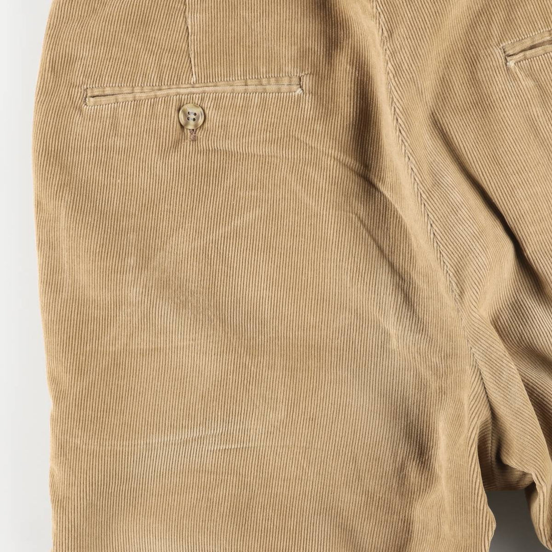 HUBBARD Corduroy Pants, Made in USA, Men's, Size 34 unclear Beige type Vintage Second Hand