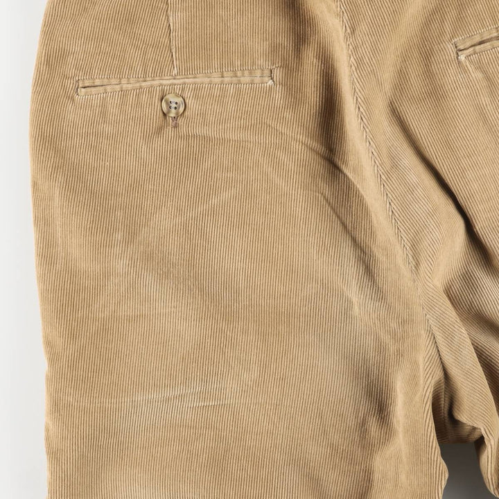 HUBBARD Corduroy Pants, Made in USA, Men's, Size 34 unclear Beige type Vintage Second Hand