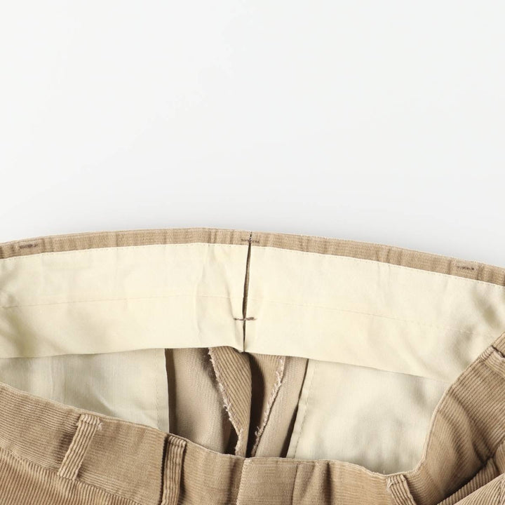 HUBBARD Corduroy Pants, Made in USA, Men's, Size 34 unclear Beige type Vintage Second Hand