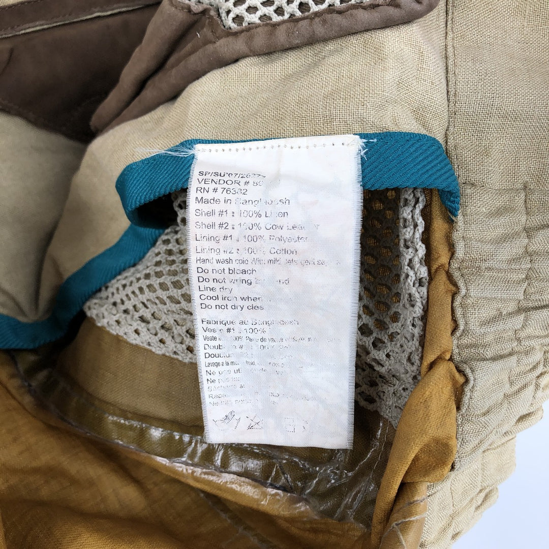 Timberland Limited Collection Linen Jacket, Men's Size M linen Beige type Vintage Second Hand