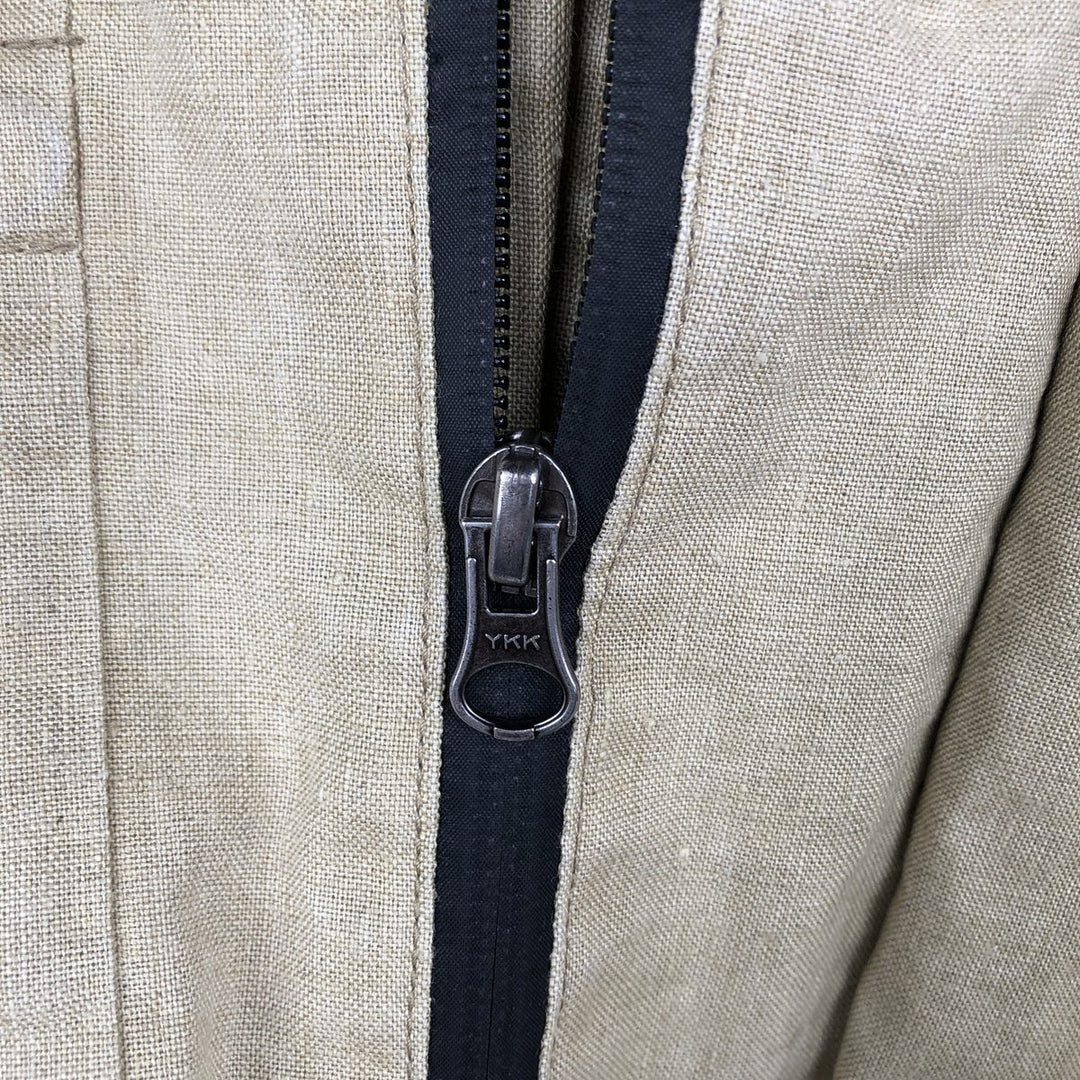 Timberland Limited Collection Linen Jacket, Men's Size M linen Beige type Vintage Second Hand