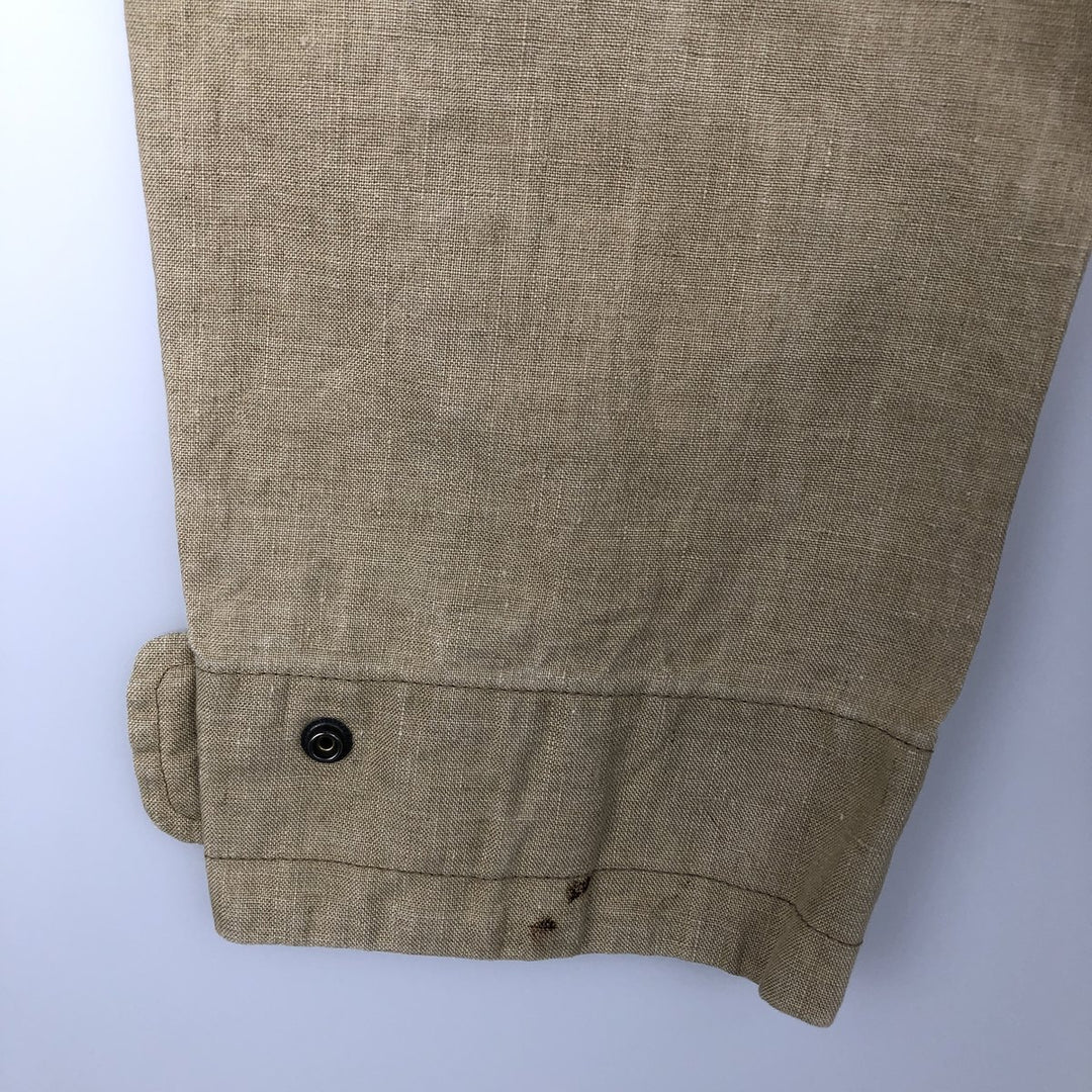 Timberland Limited Collection Linen Jacket, Men's Size M linen Beige type Vintage Second Hand