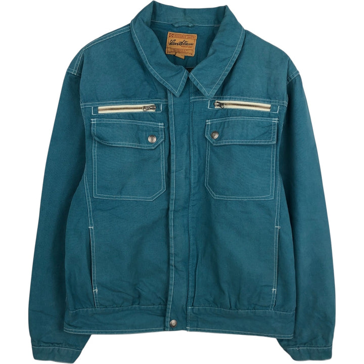 Levi's Signature Cotton Jacket, Men's Size Small cotton blue type Vintage Second Hand