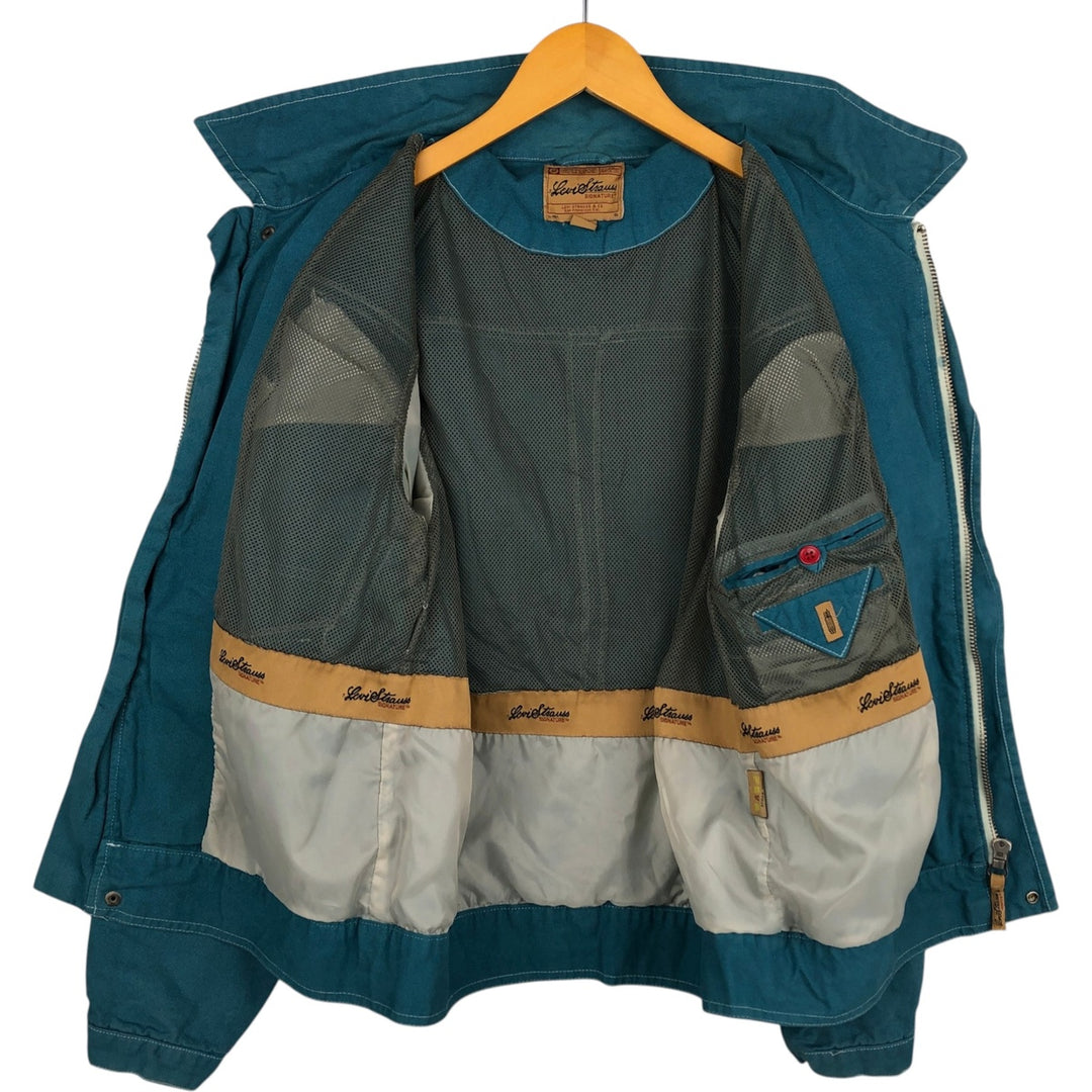 Levi's Signature Cotton Jacket, Men's Size Small cotton blue type Vintage Second Hand