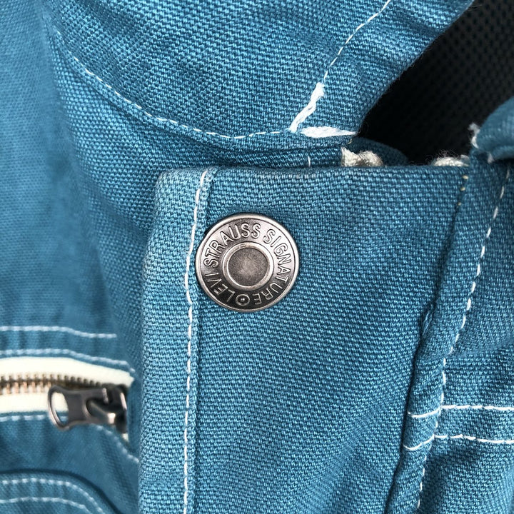 Levi's Signature Cotton Jacket, Men's Size Small cotton blue type Vintage Second Hand