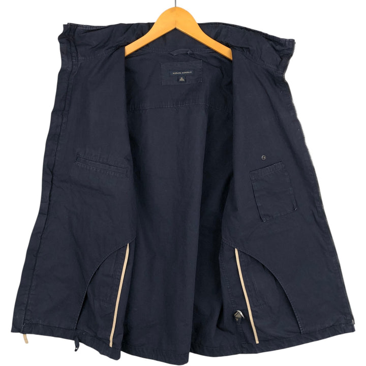 2000'S Banana Republic Cotton Jacket, Men's Size M cotton navy blue type Vintage Second Hand
