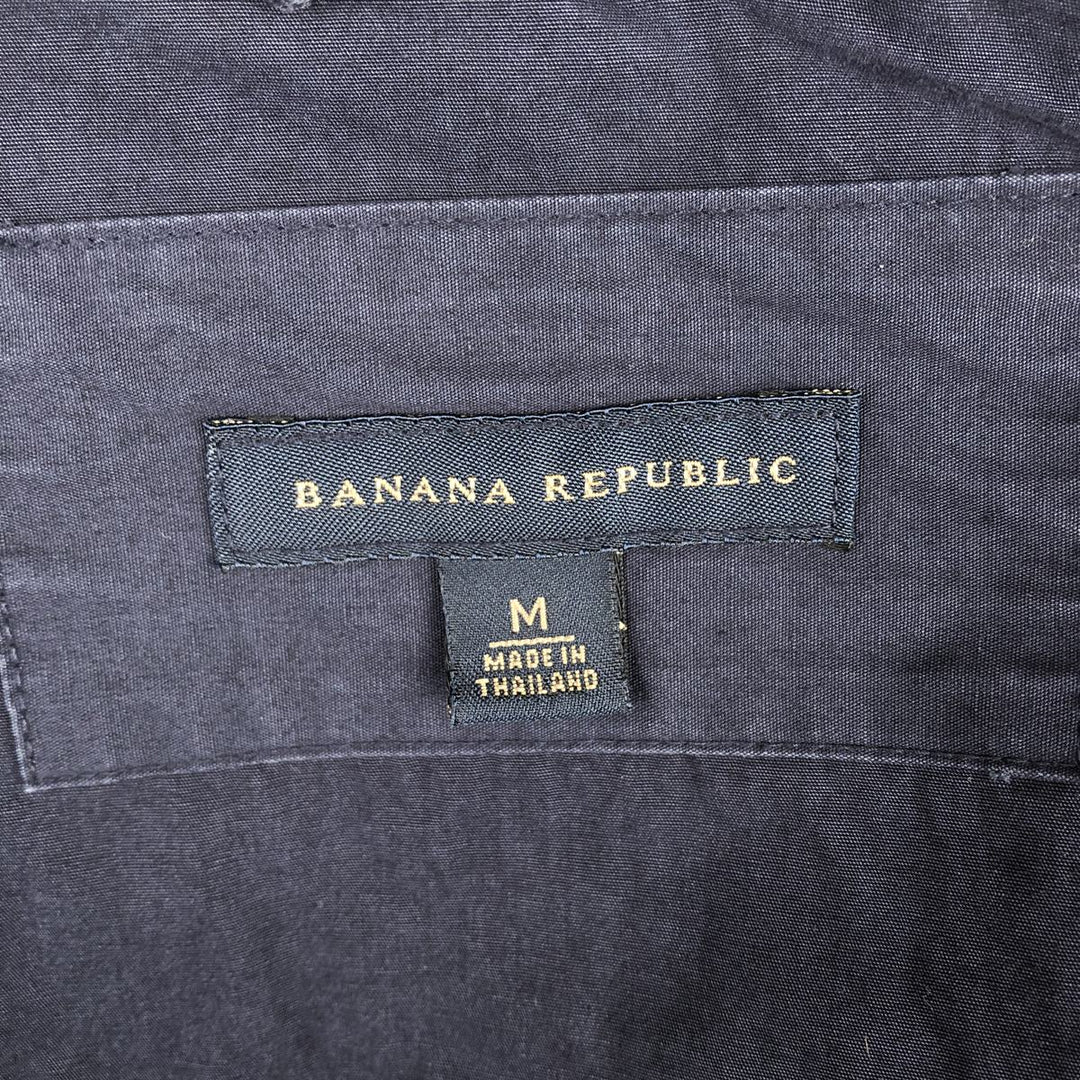 2000'S Banana Republic Cotton Jacket, Men's Size M cotton navy blue type Vintage Second Hand