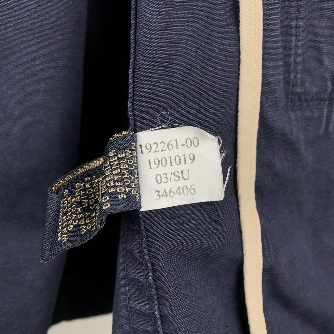 2000'S Banana Republic Cotton Jacket, Men's Size M cotton navy blue type Vintage Second Hand