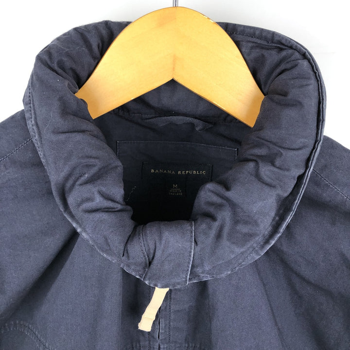 2000'S Banana Republic Cotton Jacket, Men's Size M cotton navy blue type Vintage Second Hand