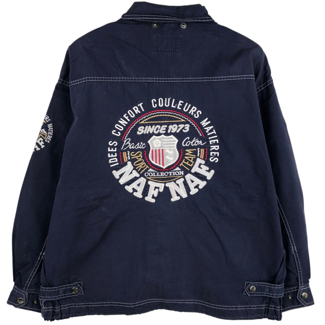 NAF Cotton Jacket, Men's Size XL cotton navy blue type Vintage Second Hand