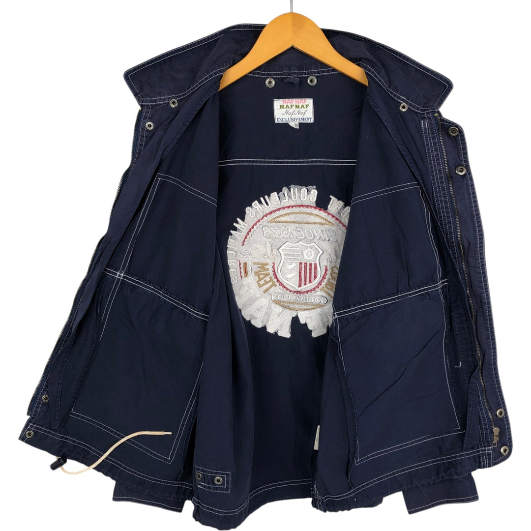 NAF Cotton Jacket, Men's Size XL cotton navy blue type Vintage Second Hand