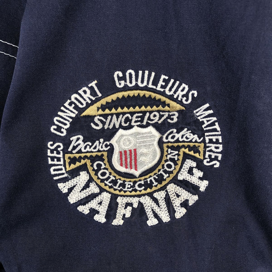 NAF Cotton Jacket, Men's Size XL cotton navy blue type Vintage Second Hand