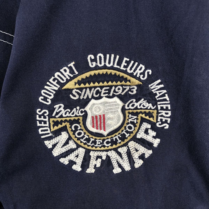 NAF Cotton Jacket, Men's Size XL cotton navy blue type Vintage Second Hand