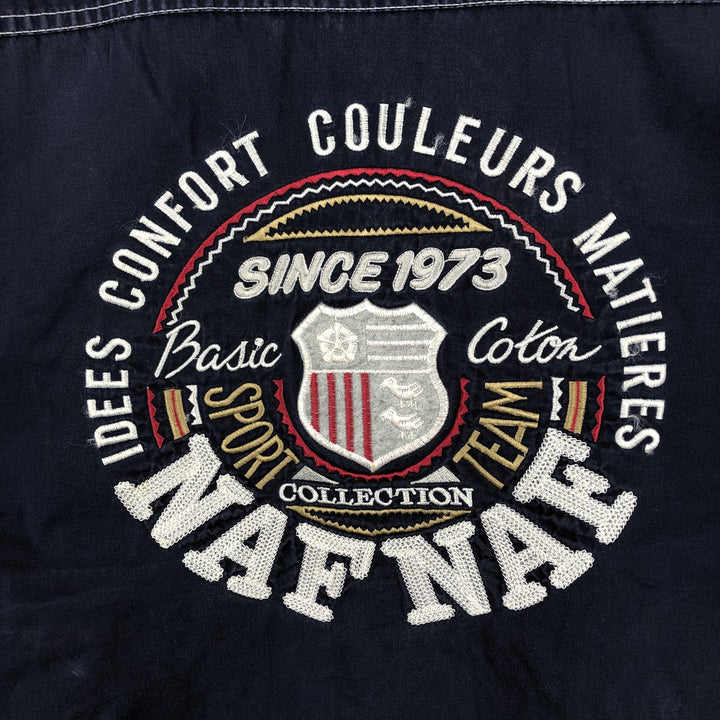 NAF Cotton Jacket, Men's Size XL cotton navy blue type Vintage Second Hand