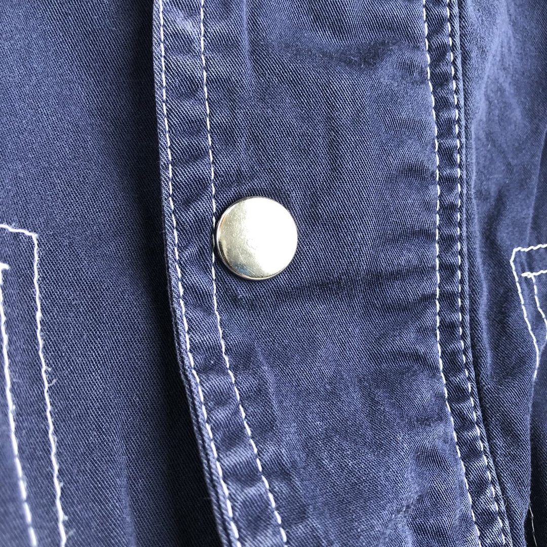 NAF Cotton Jacket, Men's Size XL cotton navy blue type Vintage Second Hand