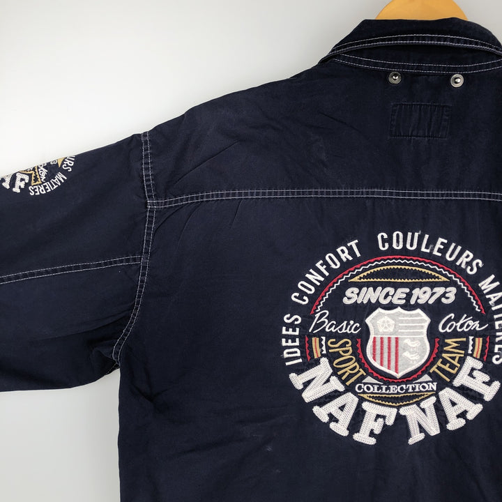 NAF Cotton Jacket, Men's Size XL cotton navy blue type Vintage Second Hand