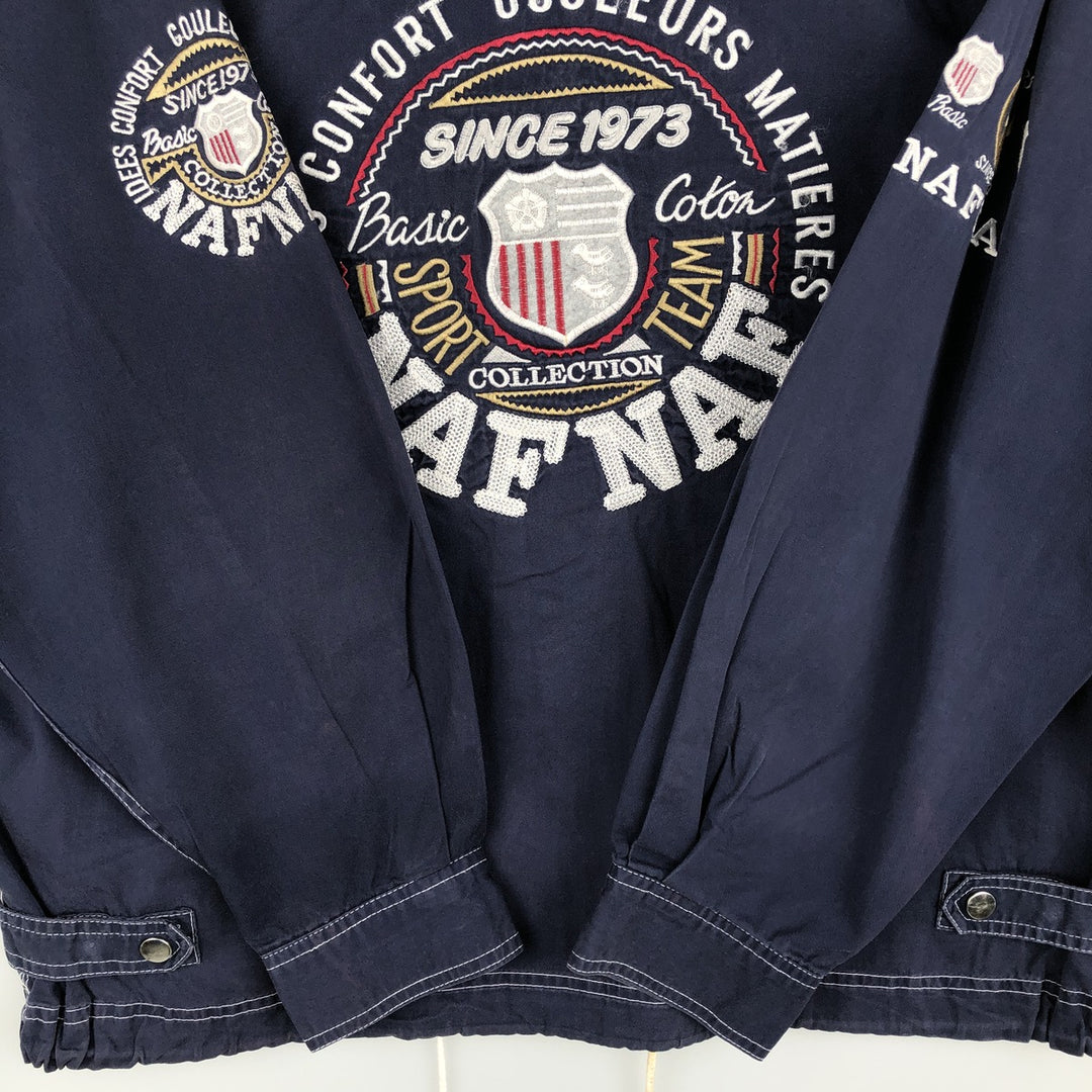 NAF Cotton Jacket, Men's Size XL cotton navy blue type Vintage Second Hand
