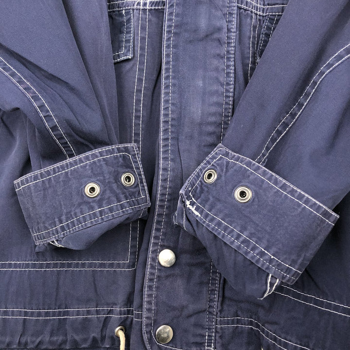 NAF Cotton Jacket, Men's Size XL cotton navy blue type Vintage Second Hand