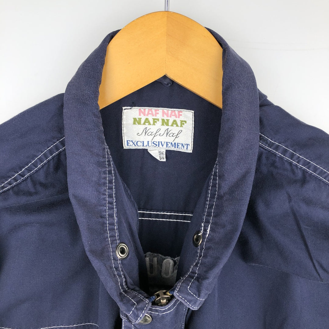 NAF Cotton Jacket, Men's Size XL cotton navy blue type Vintage Second Hand
