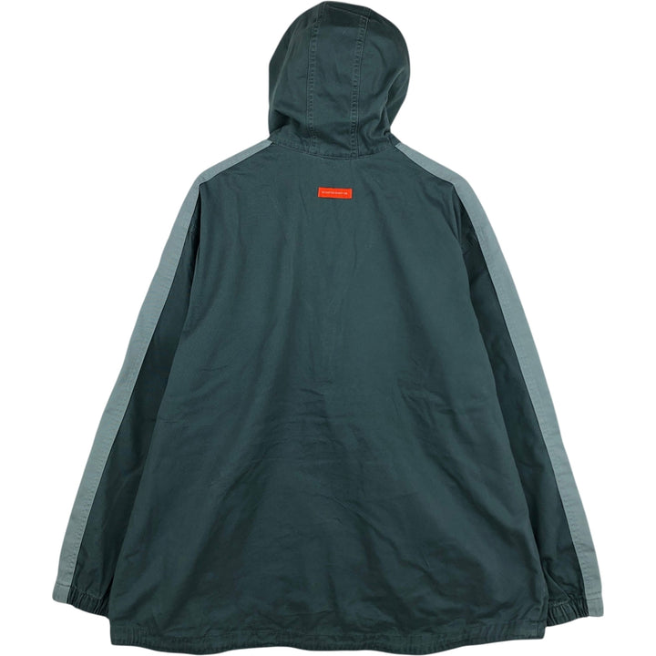 90'S Nike pullover cotton anorak parka, men's size XL cotton blue type Vintage Second Hand