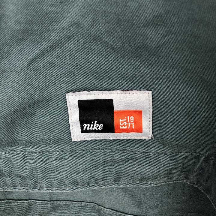 90'S Nike pullover cotton anorak parka, men's size XL cotton blue type Vintage Second Hand