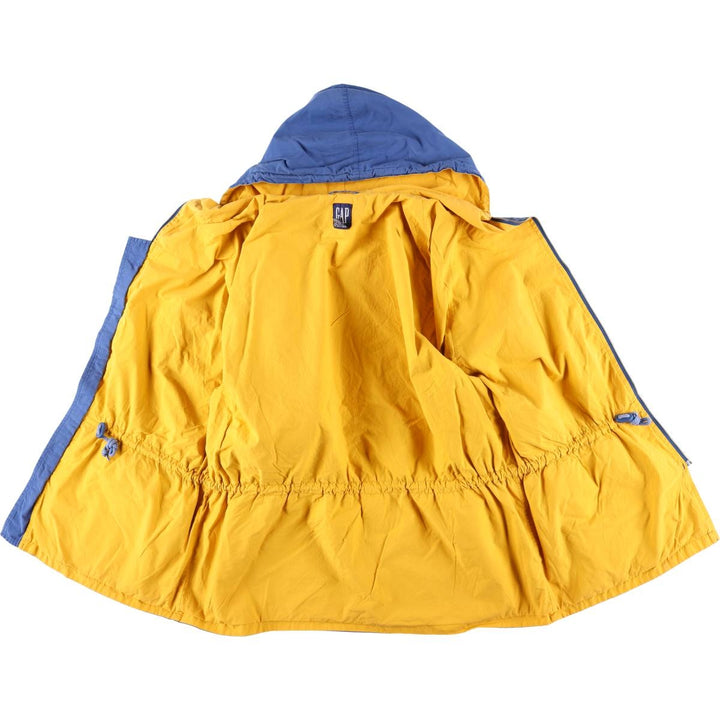90'S GAP Old Gap Mountain Parka Shell Jacket Men's XL equivalent Vintage cotton blue type Vintage Second Hand