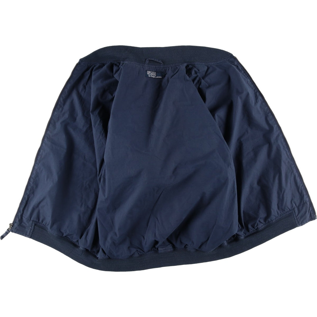 Ralph Lauren POLO by Ralph Lauren cotton blouson, men's size L cotton navy blue type Vintage Second Hand