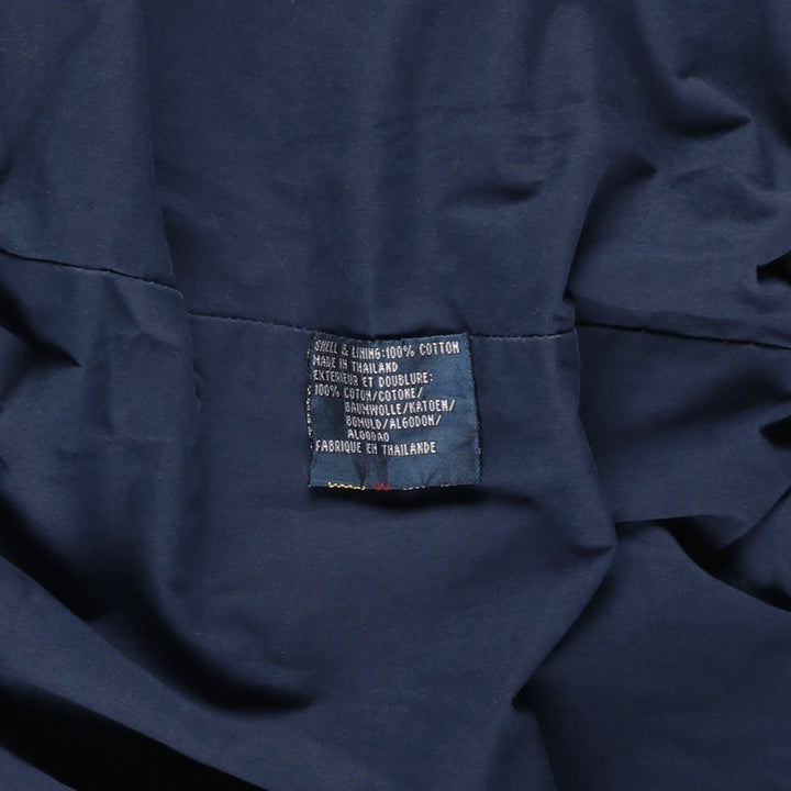 Ralph Lauren POLO by Ralph Lauren cotton blouson, men's size L cotton navy blue type Vintage Second Hand