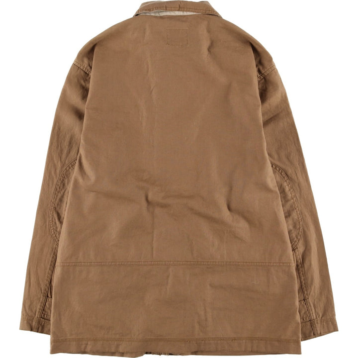 90'S GAP Old Gap Cotton and Linen Jacket, Men's Size Small, Vintage linen beige type brown Vintage Second Hand
