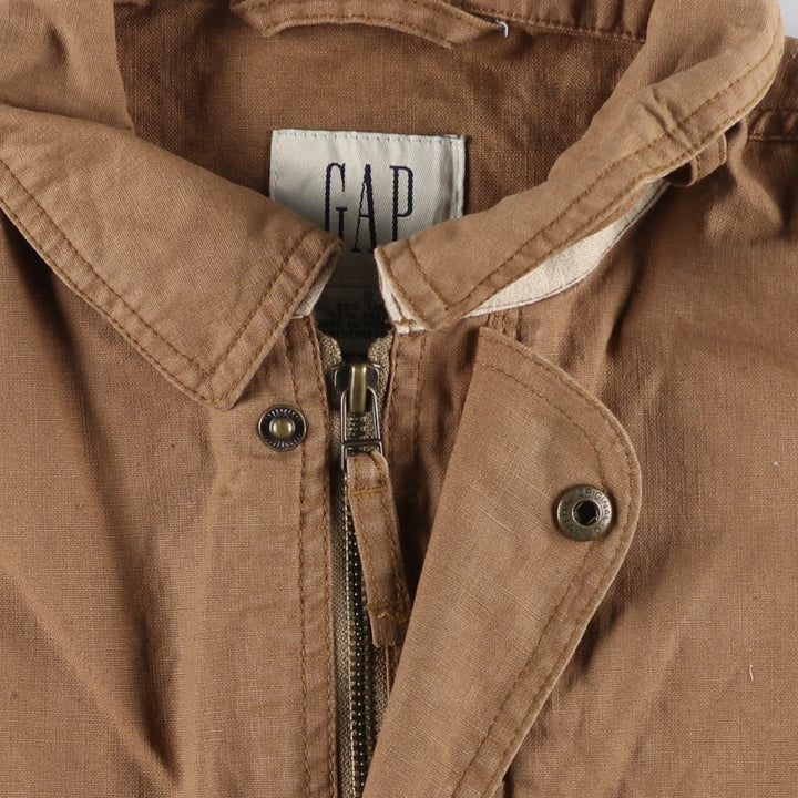 90'S GAP Old Gap Cotton and Linen Jacket, Men's Size Small, Vintage linen beige type brown Vintage Second Hand
