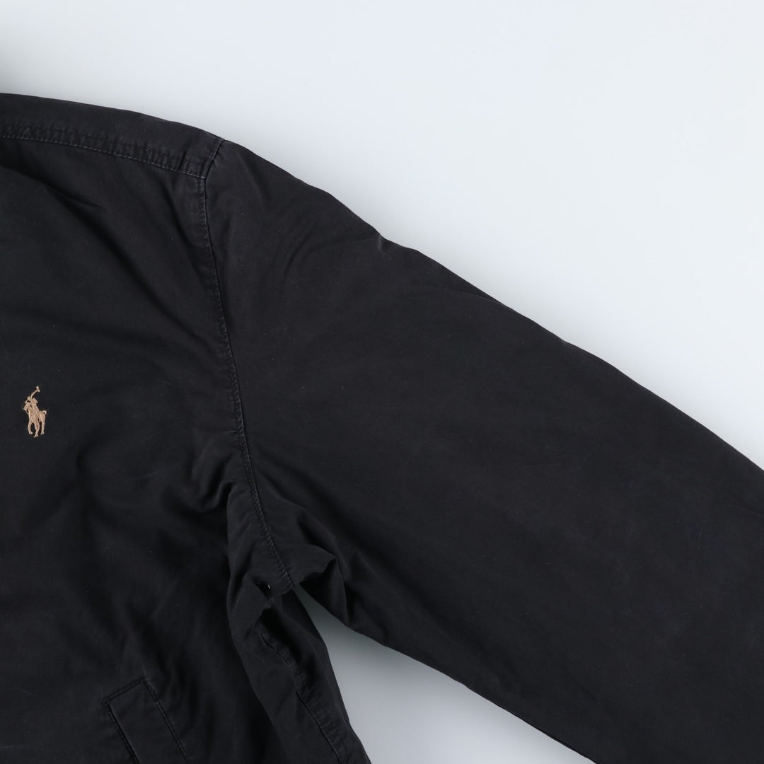 Ralph Lauren POLO by Ralph Lauren padded swing top sports jacket, men's size XXL cotton black type Vintage Second Hand