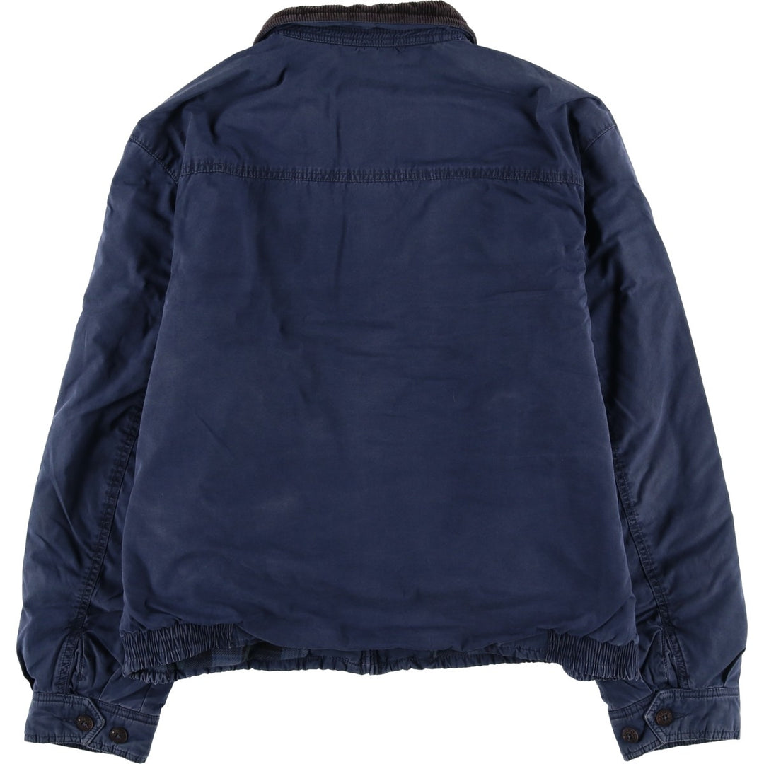Ralph Lauren POLO by Ralph Lauren padded swing top sports jacket, men's size XL cotton navy blue type Vintage Second Hand