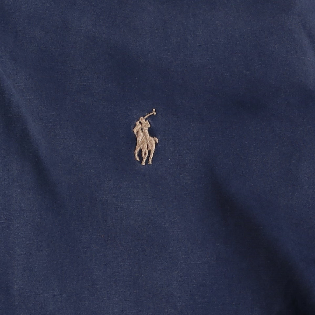Ralph Lauren POLO by Ralph Lauren padded swing top sports jacket, men's size XL cotton navy blue type Vintage Second Hand