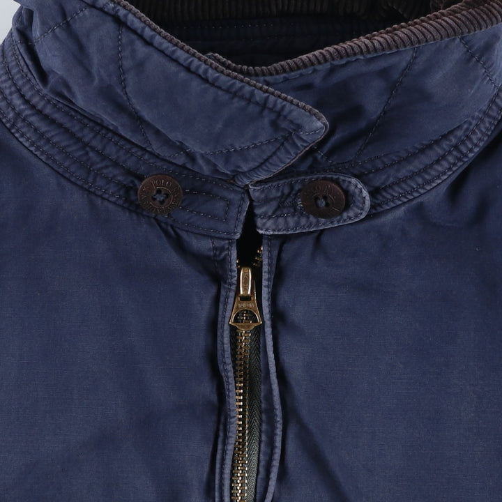 Ralph Lauren POLO by Ralph Lauren padded swing top sports jacket, men's size XL cotton navy blue type Vintage Second Hand