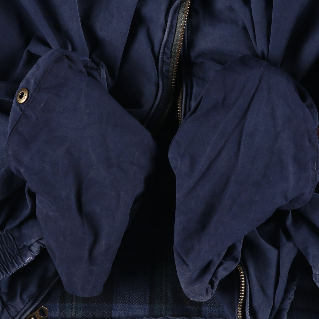 Ralph Lauren POLO by Ralph Lauren padded swing top sports jacket, men's size XL cotton navy blue type Vintage Second Hand