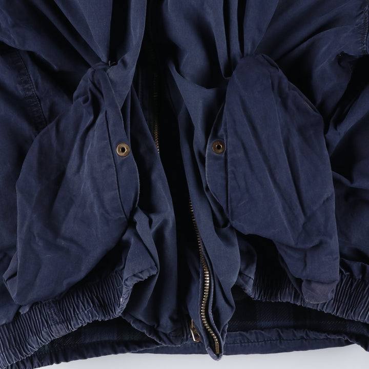 Ralph Lauren POLO by Ralph Lauren padded swing top sports jacket, men's size XL cotton navy blue type Vintage Second Hand
