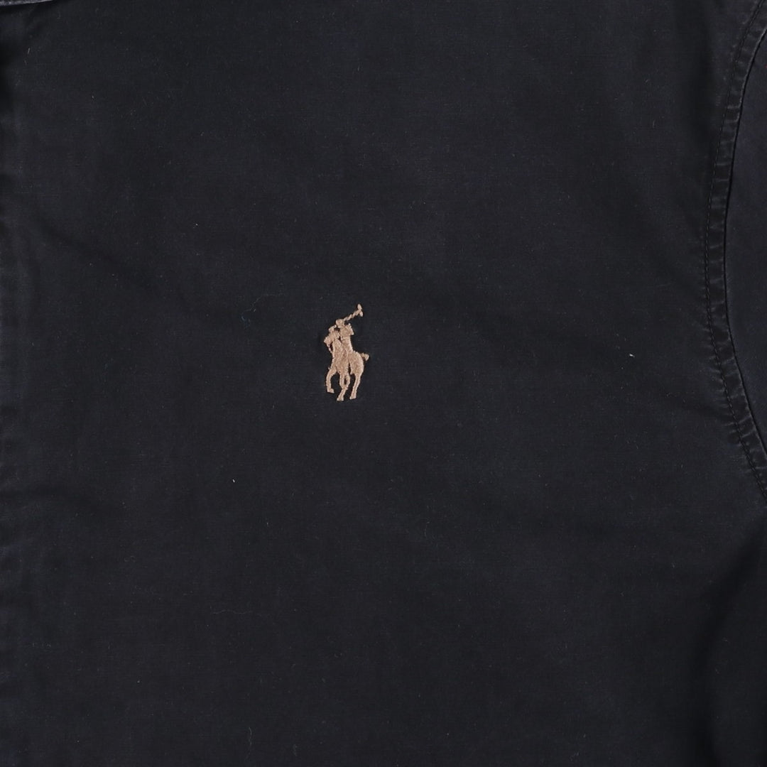Ralph Lauren POLO RALPH LAUREN Swing Top Sports Jacket Men's XL cotton black type Vintage Second Hand