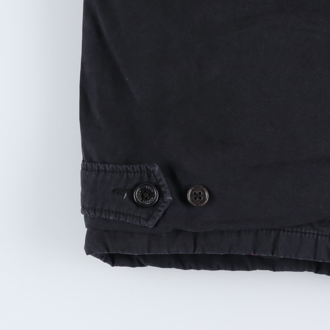 Ralph Lauren POLO RALPH LAUREN Swing Top Sports Jacket Men's XL cotton black type Vintage Second Hand