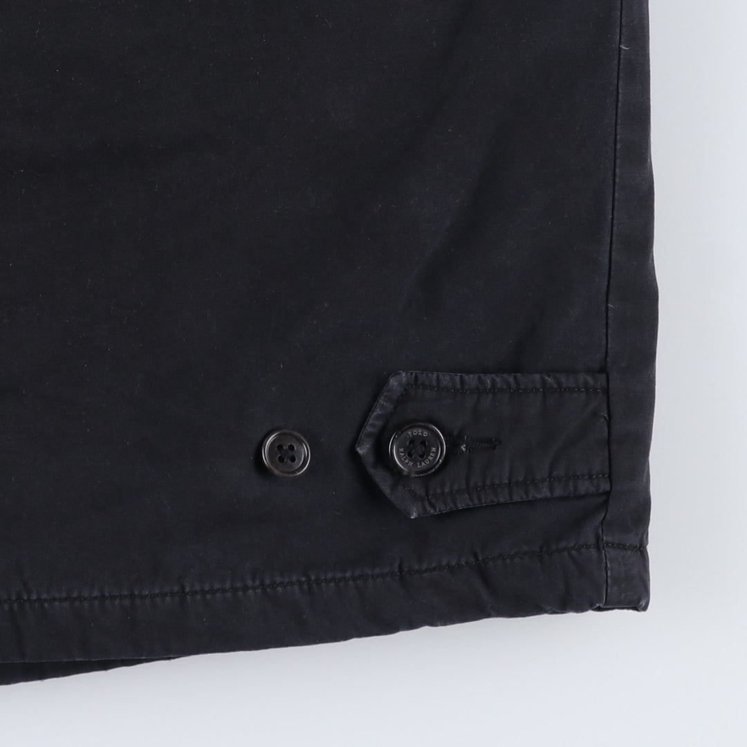 Ralph Lauren POLO RALPH LAUREN Swing Top Sports Jacket Men's XL cotton black type Vintage Second Hand