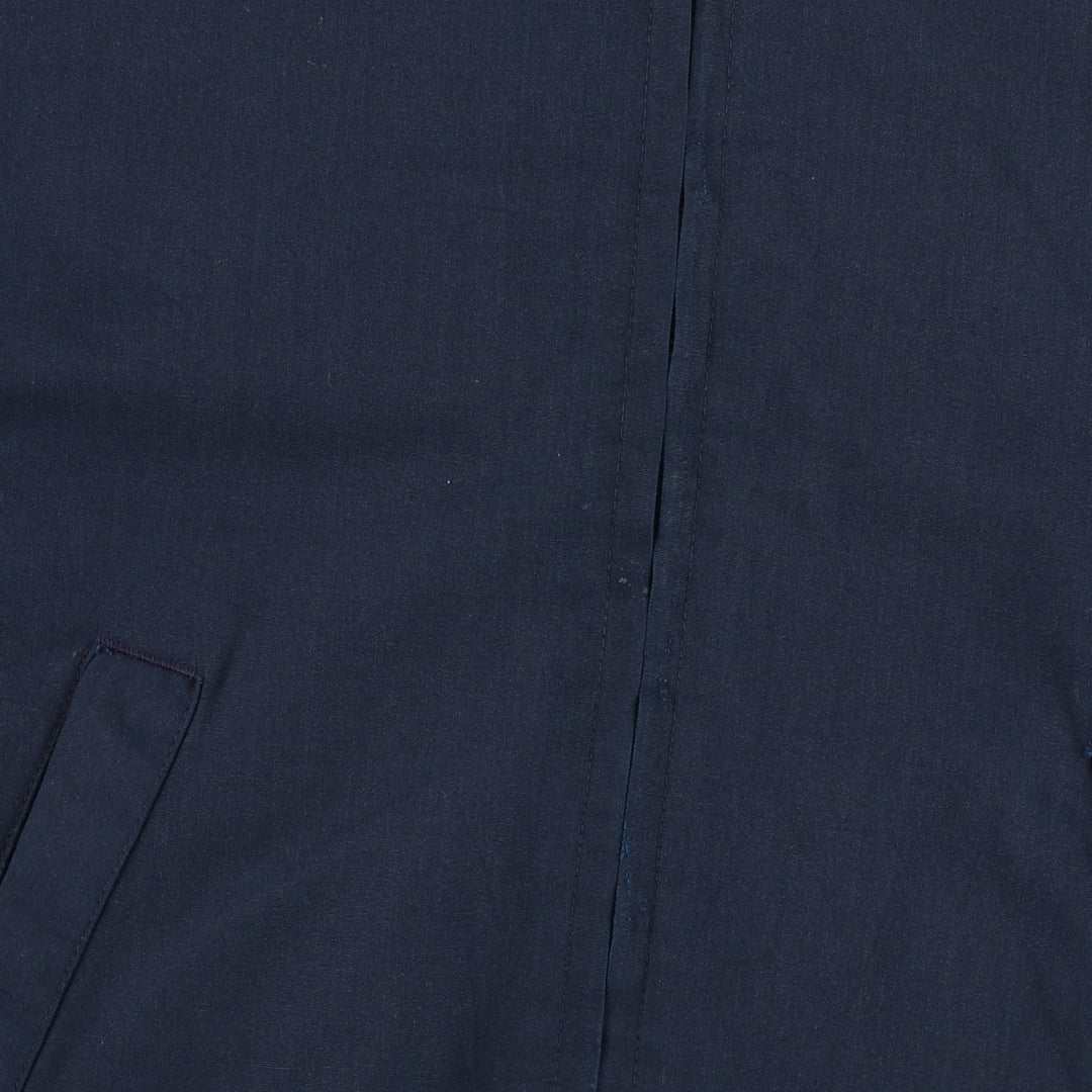 Vintage 1970'S Sears Sportswear Perma-Press Harrington Jacket, Swing Top, Men's Size L unclear navy blue type Vintage Second Hand
