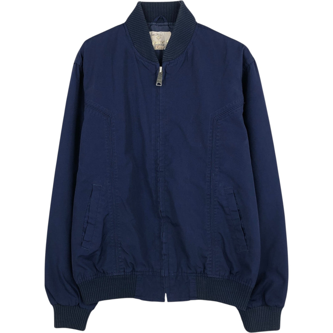 1980'S Spicer Blouson, Men's Size M (approx.), Vintage polyester navy blue type Vintage Second Hand
