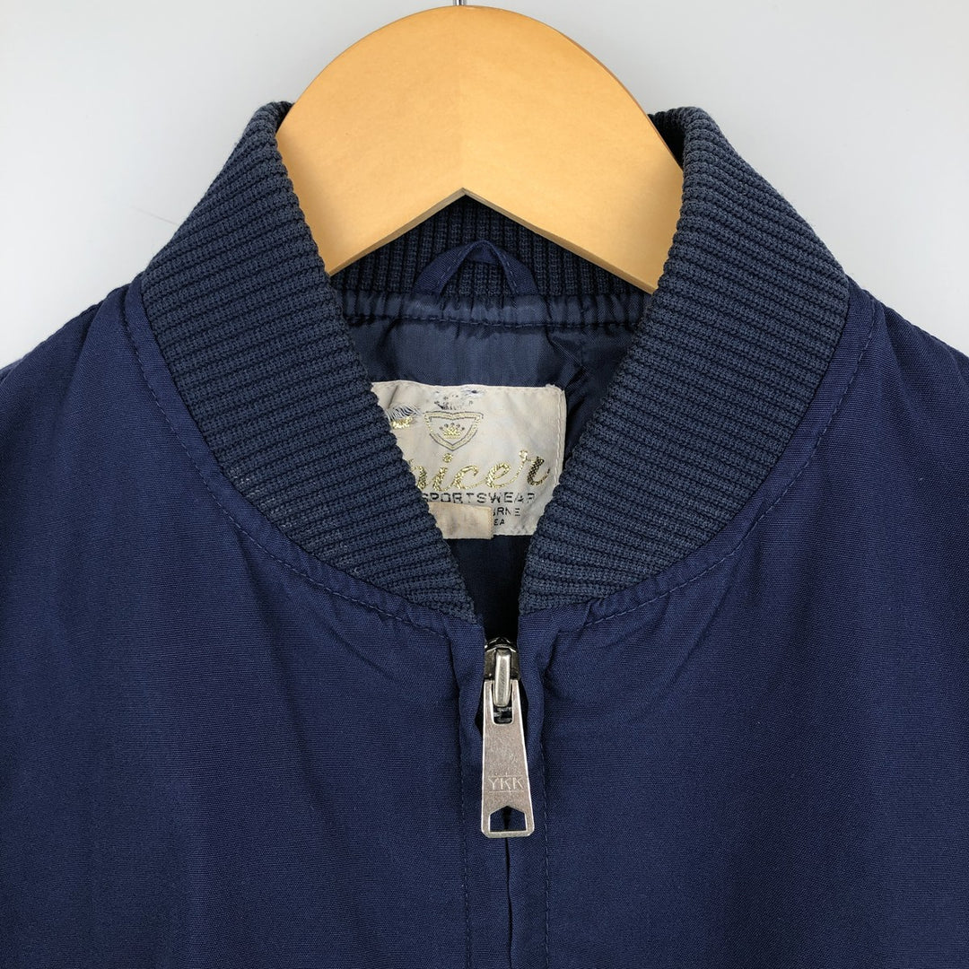 1980'S Spicer Blouson, Men's Size M (approx.), Vintage polyester navy blue type Vintage Second Hand